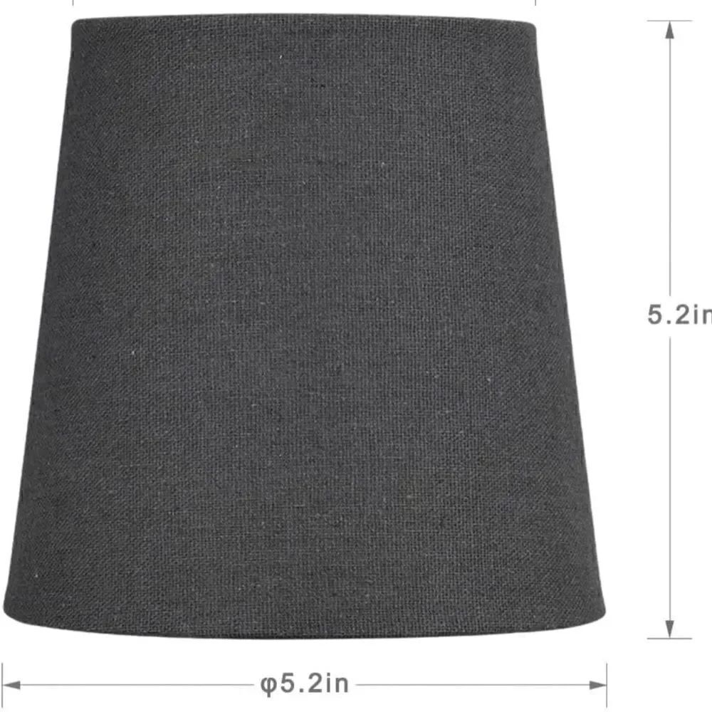 LAMPWELL VALO Clip-on Small Fabric Lamp Shades 2 pack